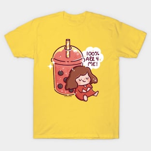 Bobba Milk Tea Girl T-Shirt